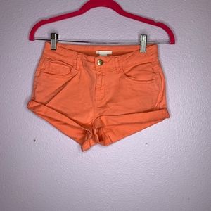 Salmon cuffed shorts- Super cute for summer
